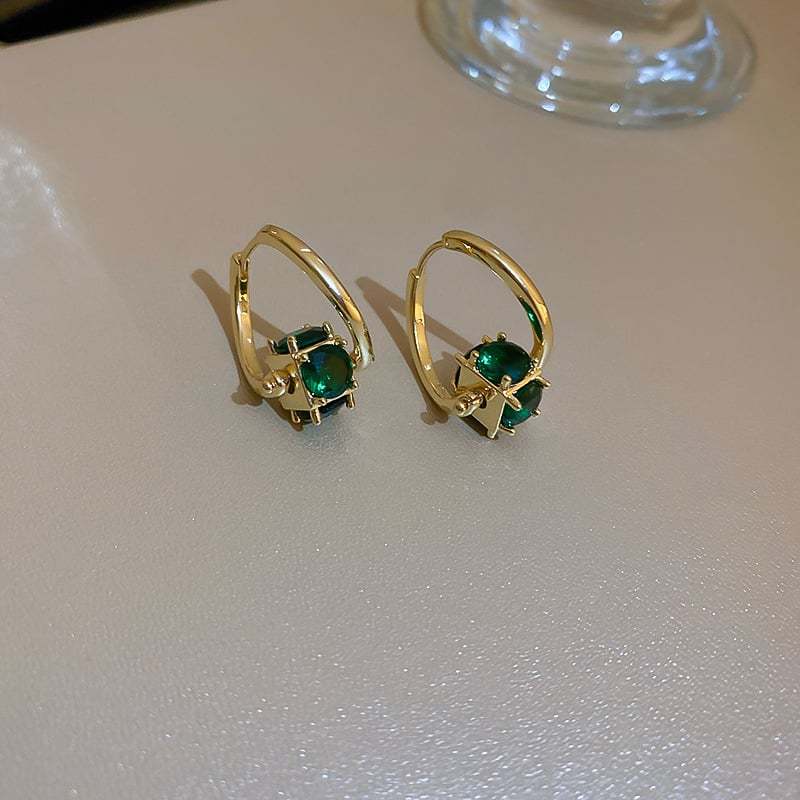Luxury high-end chic diamond earrings for women