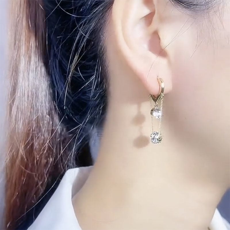Super Sparkling Tassel Earrings