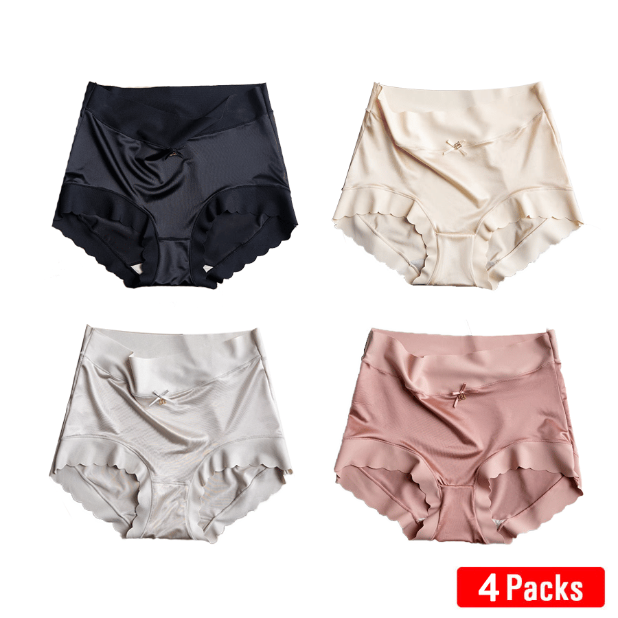 Pay 1 Get 3(3packs) Premium Satin Antibacterial Ice Silk Moisture-absorbing Pantiess