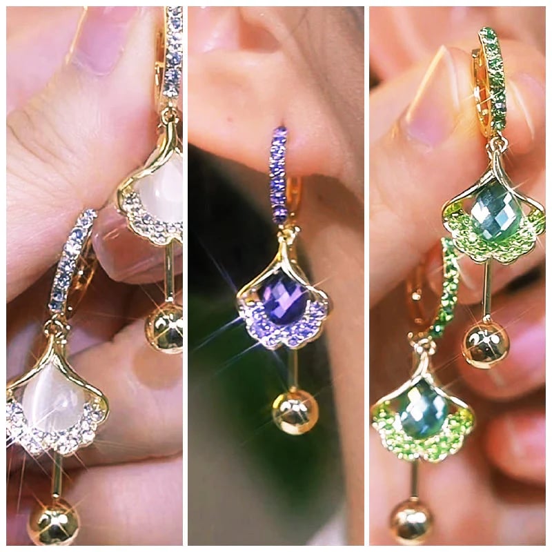 49% Off 💥Delicate Ginkgo Leaf Earrings for Women