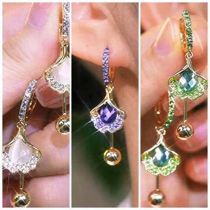 49% Off 💥Delicate Ginkgo Leaf Earrings for Women