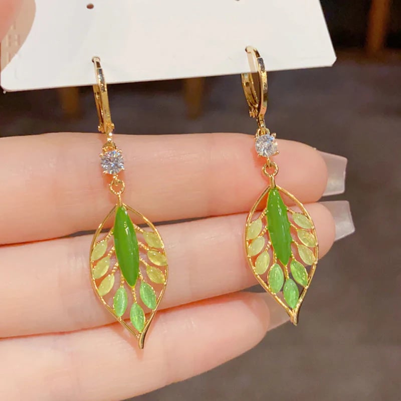 🍂Exquisite vintage leaf earrings
