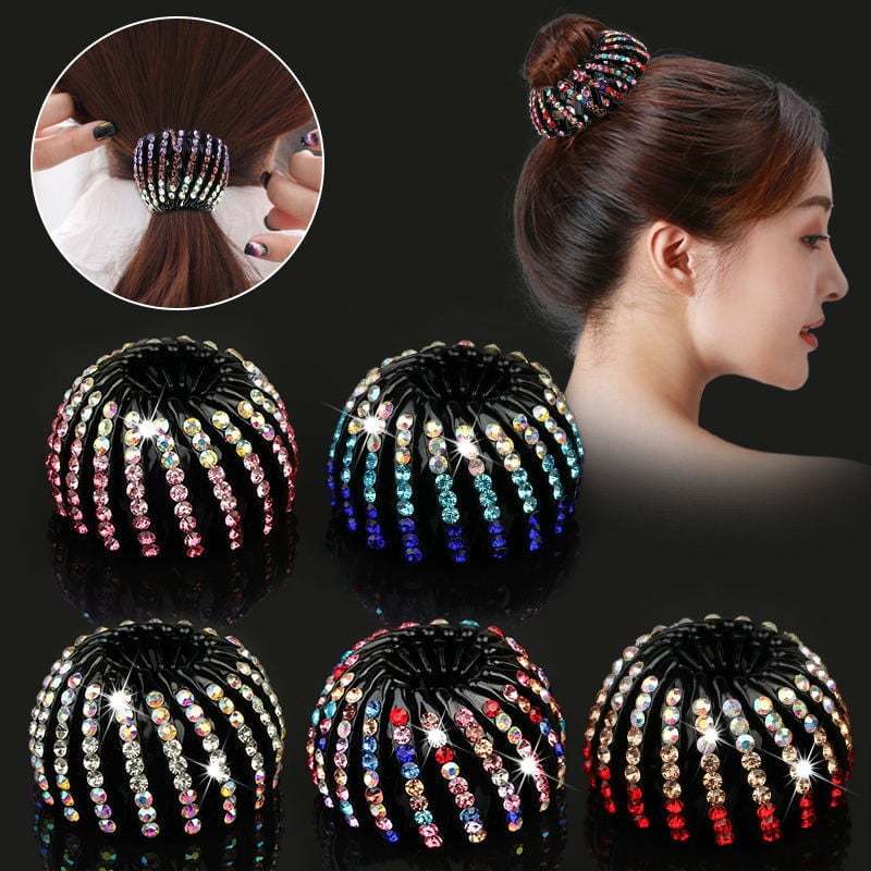 💎Rhinestone Lazy Bird's Nest Plate Hairpin-🔥Buy more save more🔥