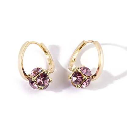 Luxury high-end chic diamond earrings for women