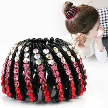 💎Rhinestone Lazy Bird's Nest Plate Hairpin-🔥Buy more save more🔥