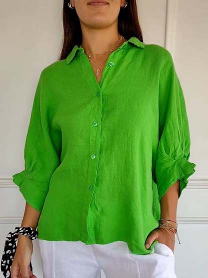 Women's Cotton Casual Shirt（BUY 2 FREE SHIPPING）