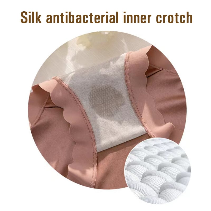 Pay 1 Get 3(3packs) Premium Satin Antibacterial Ice Silk Moisture-absorbing Pantiess