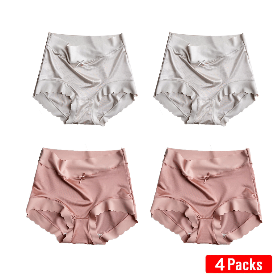 Pay 1 Get 3(3packs) Premium Satin Antibacterial Ice Silk Moisture-absorbing Pantiess
