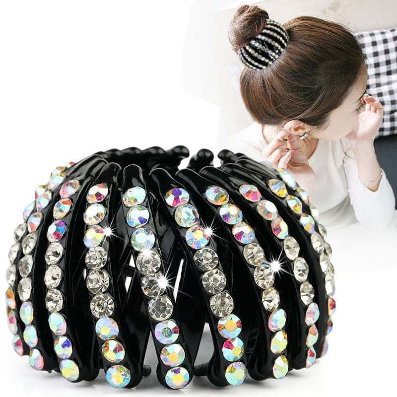 💎Rhinestone Lazy Bird's Nest Plate Hairpin-🔥Buy more save more🔥