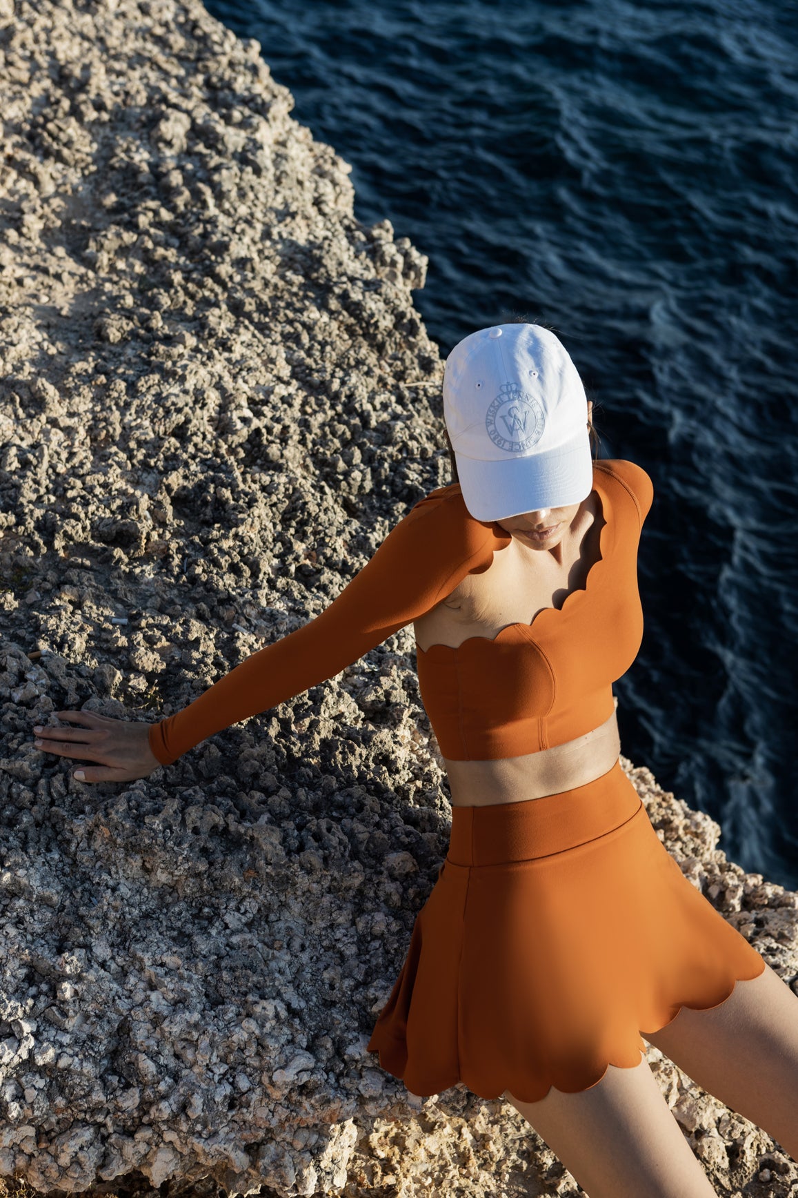 High-Waist A-line Tennis Skirt