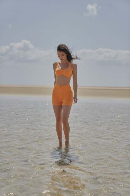 V-waist Laser Cut Sports Short