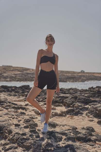 V-waist Laser Cut Sports Short