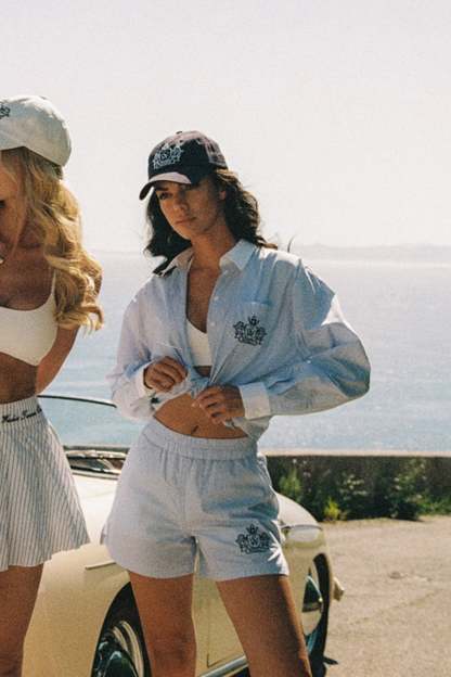 Riviera High Waist Cotton Short