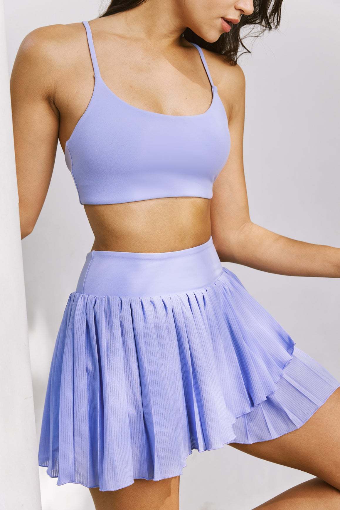 WISKII Pleated Skirt