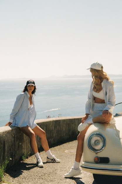 Riviera High Waist Cotton Short