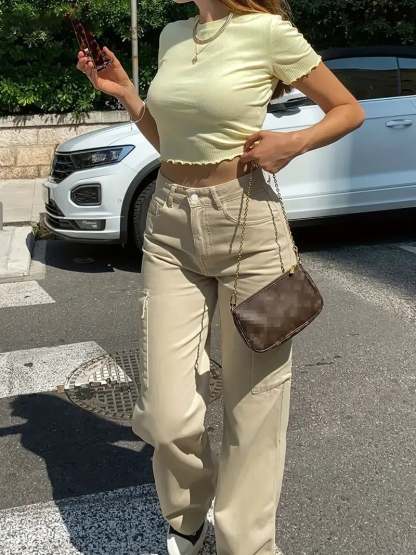 Adjustable Straight Fit Cargo Pants(Buy 2 Free Shipping)