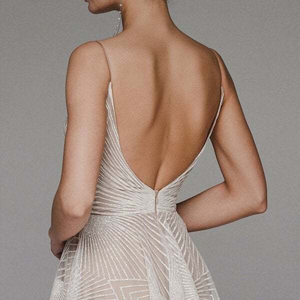 🔥Hot Sale🔥 Fashion V Neck Sling A-Line Dress