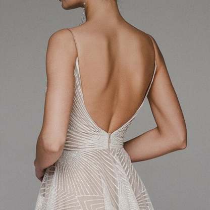 🔥Hot Sale🔥 Fashion V Neck Sling A-Line Dress