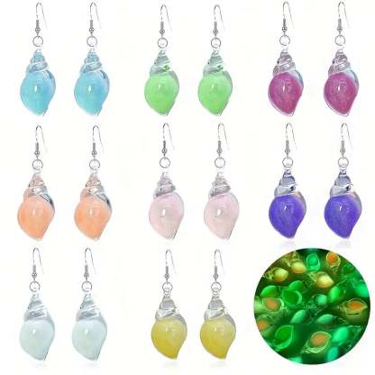 🐚✨Dreamy Glow Seashell Earrings