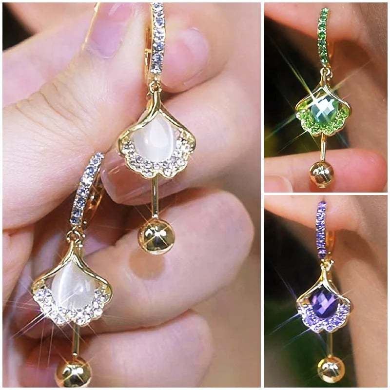 49% Off 💥Delicate Ginkgo Leaf Earrings for Women