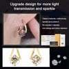 Luxury high-end chic diamond earrings for women