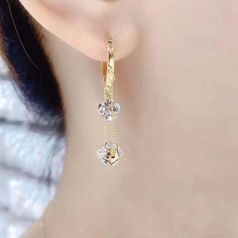 Super Sparkling Tassel Earrings
