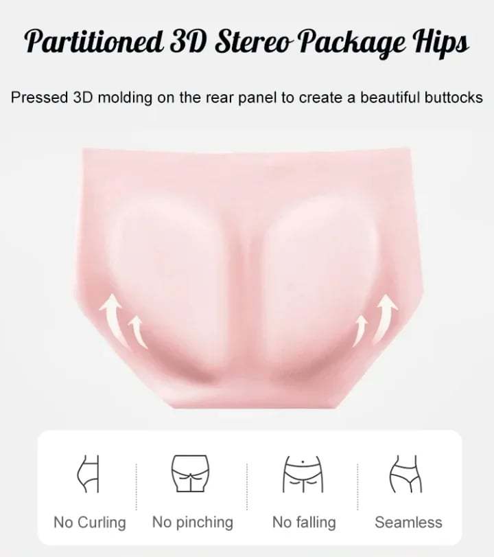 Pay 1 Get 3(3packs) Premium Satin Antibacterial Ice Silk Moisture-absorbing Pantiess