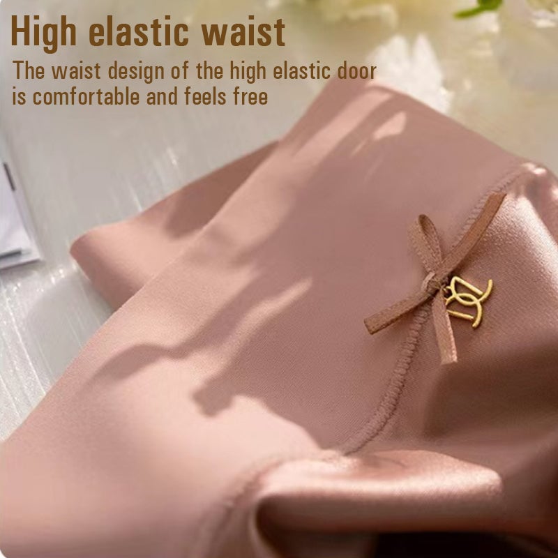 Pay 1 Get 3(3packs) Premium Satin Antibacterial Ice Silk Moisture-absorbing Pantiess