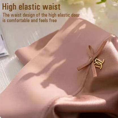 Pay 1 Get 3(3packs) Premium Satin Antibacterial Ice Silk Moisture-absorbing Pantiess