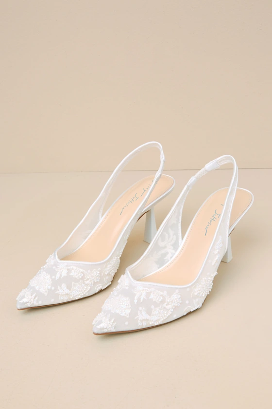 🔥 Limited-Time Sale | Ivory Lace Muse Heels