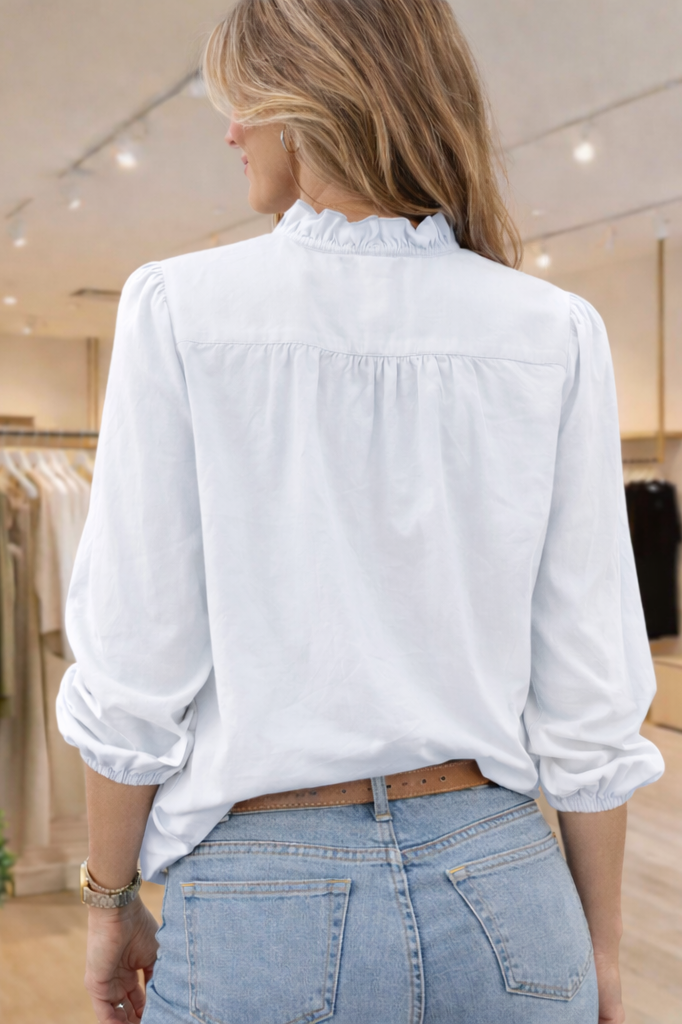 Chic Harmony V-Neck Blouse