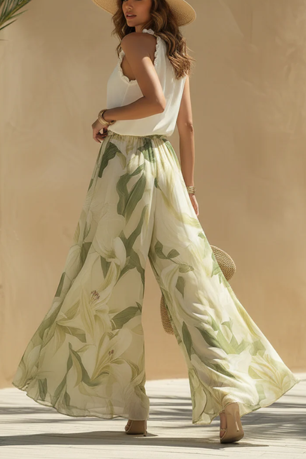 Elegant Floral Print Set