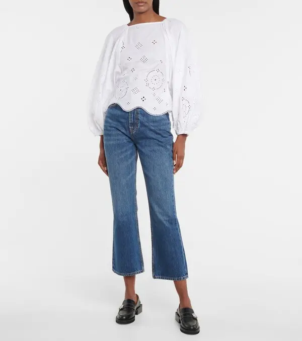 Broderie Anglaise Blouse