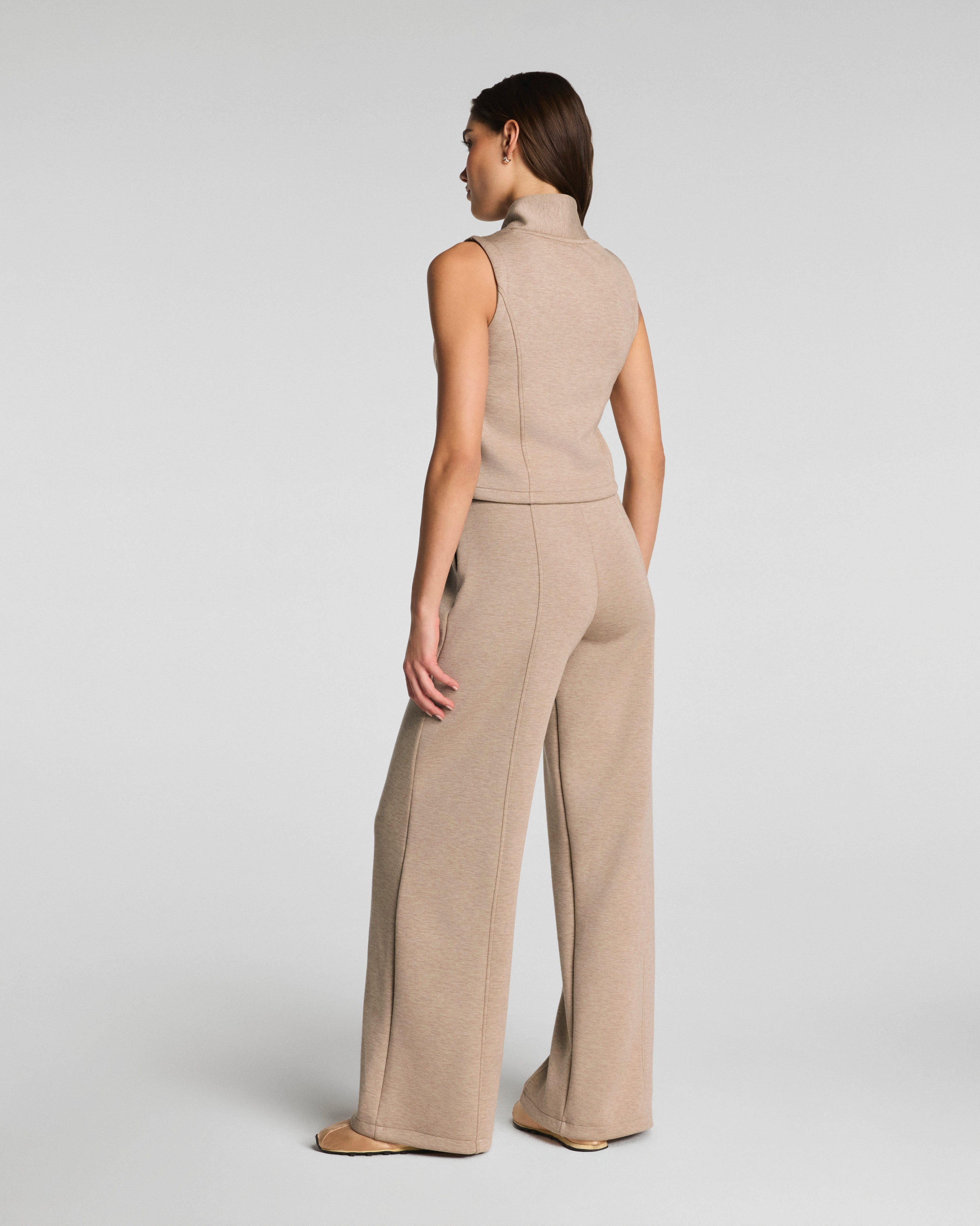 AirEssentials Shawl Collar Half Zip Jumpsuit (Buy 2 Free Shipping & Extra $5~$9.99 off)