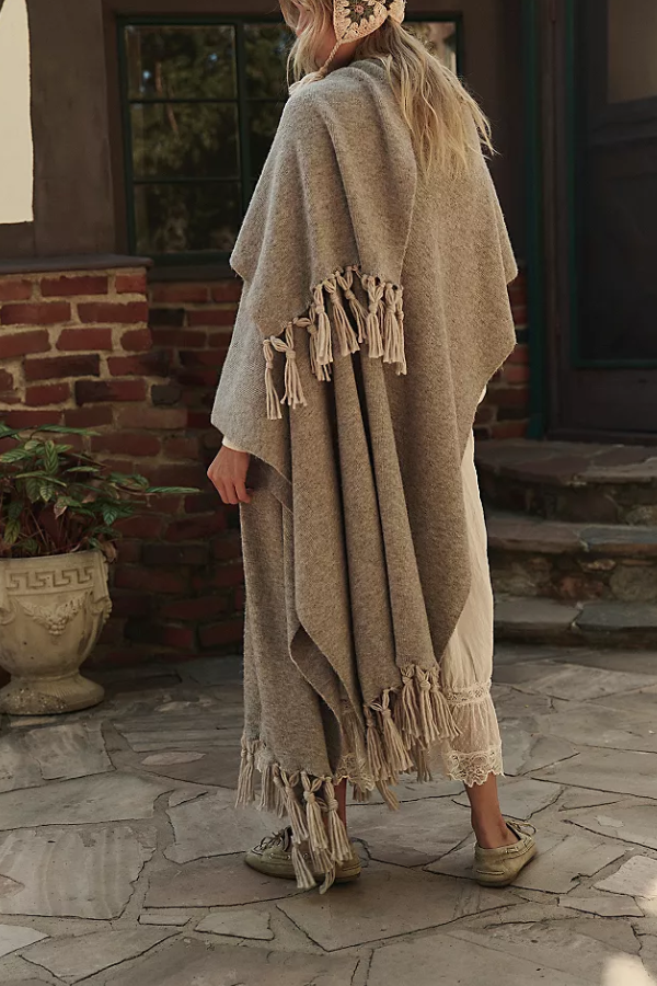 Women's Tassel Shawl