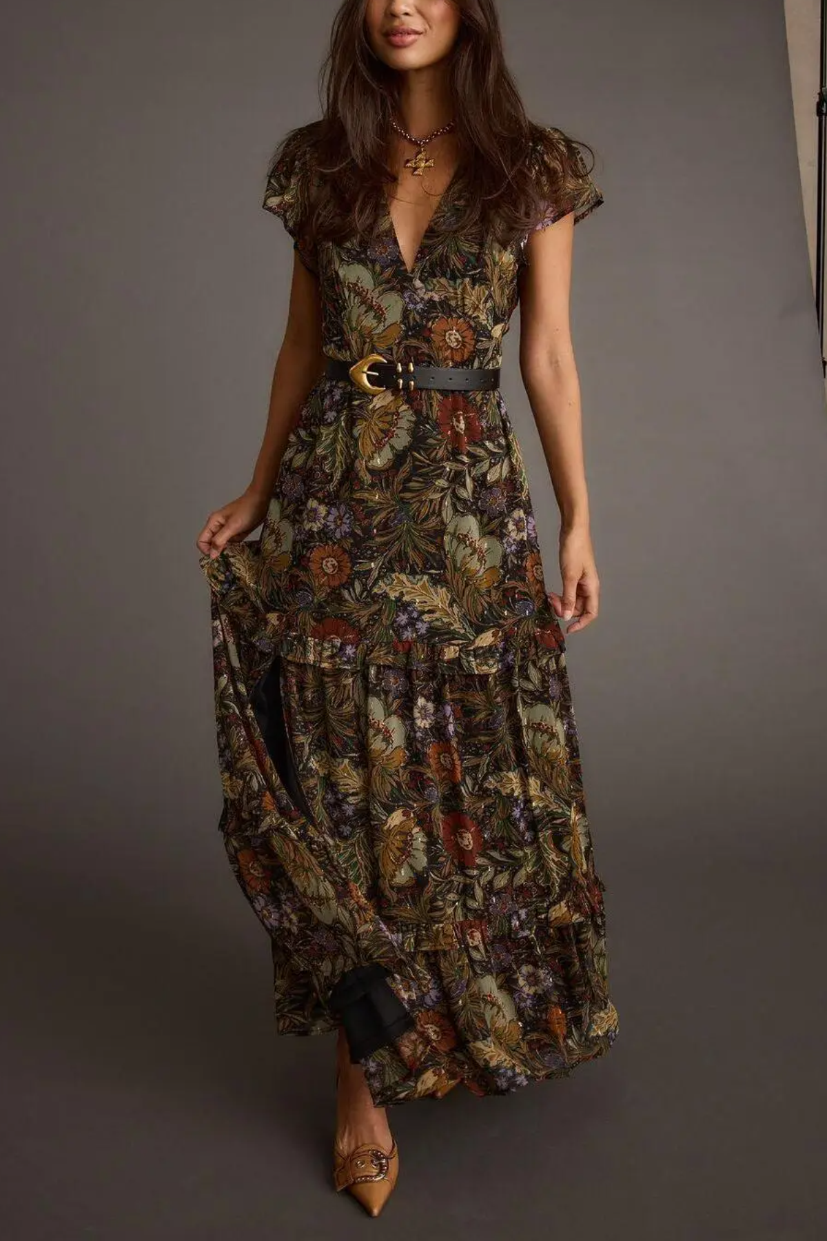 Sundance Floral Paisley Maxi Dress