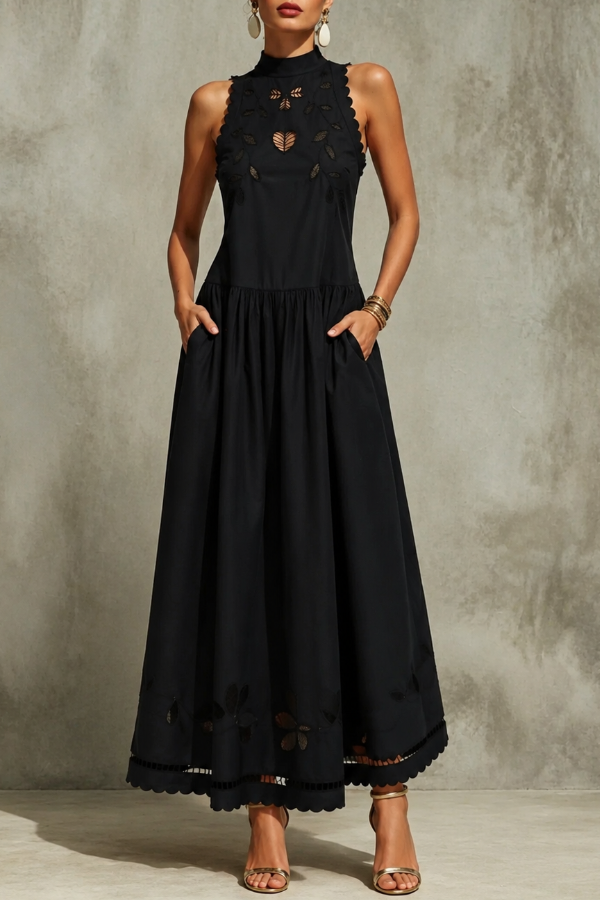 Women's Fashionable And Elegant Hollow Out Dress