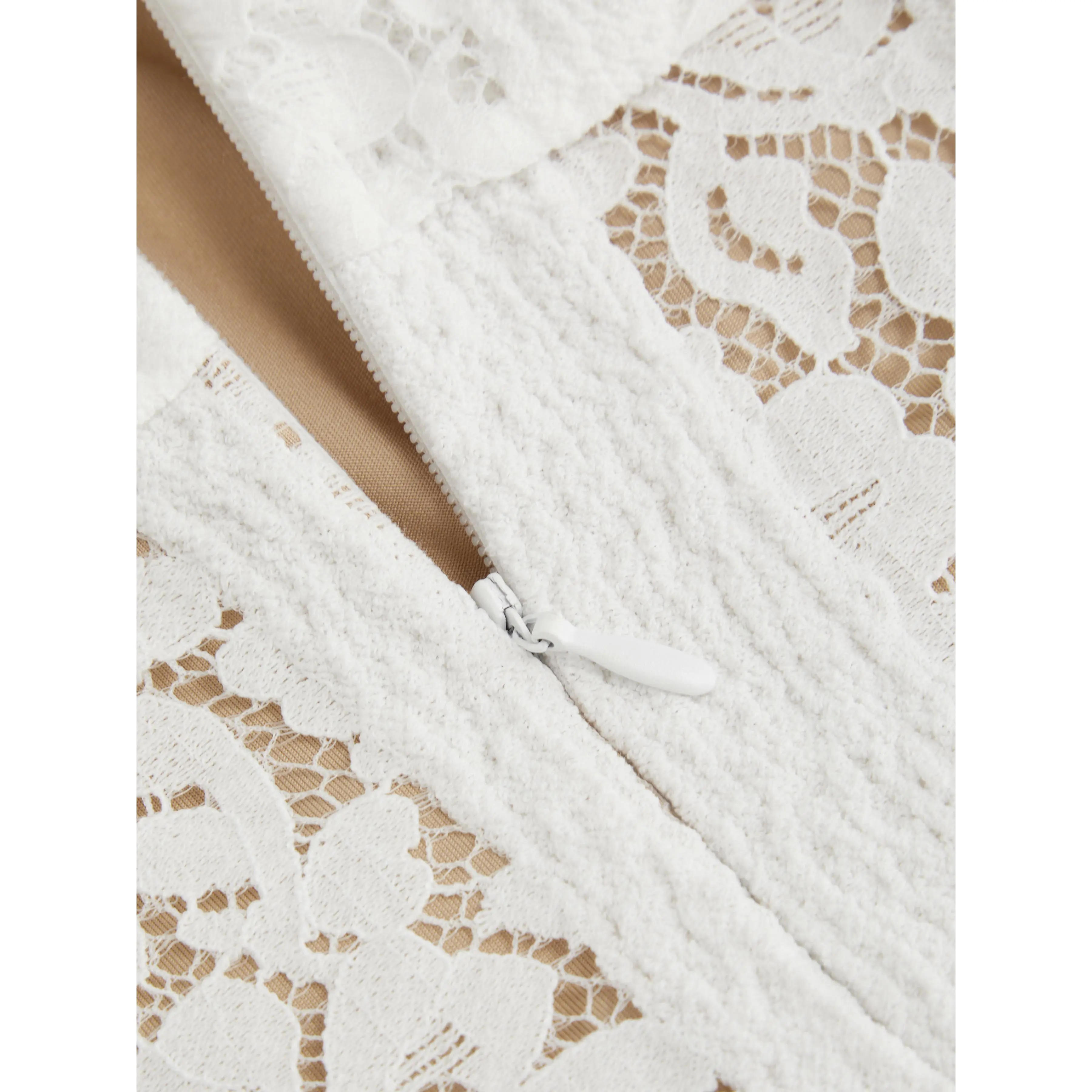 Lace Off-Shoulder Knotted Flared Maxi Dress