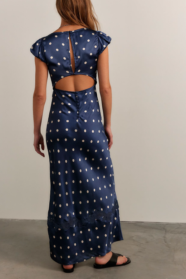 V-Neck A- Line Dress