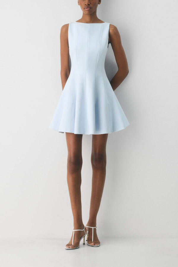 Boat-neckline Hourglass Dress