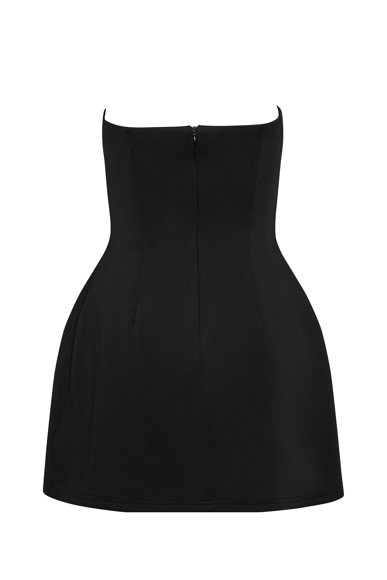Solene Strapless Pocket Mini Dress