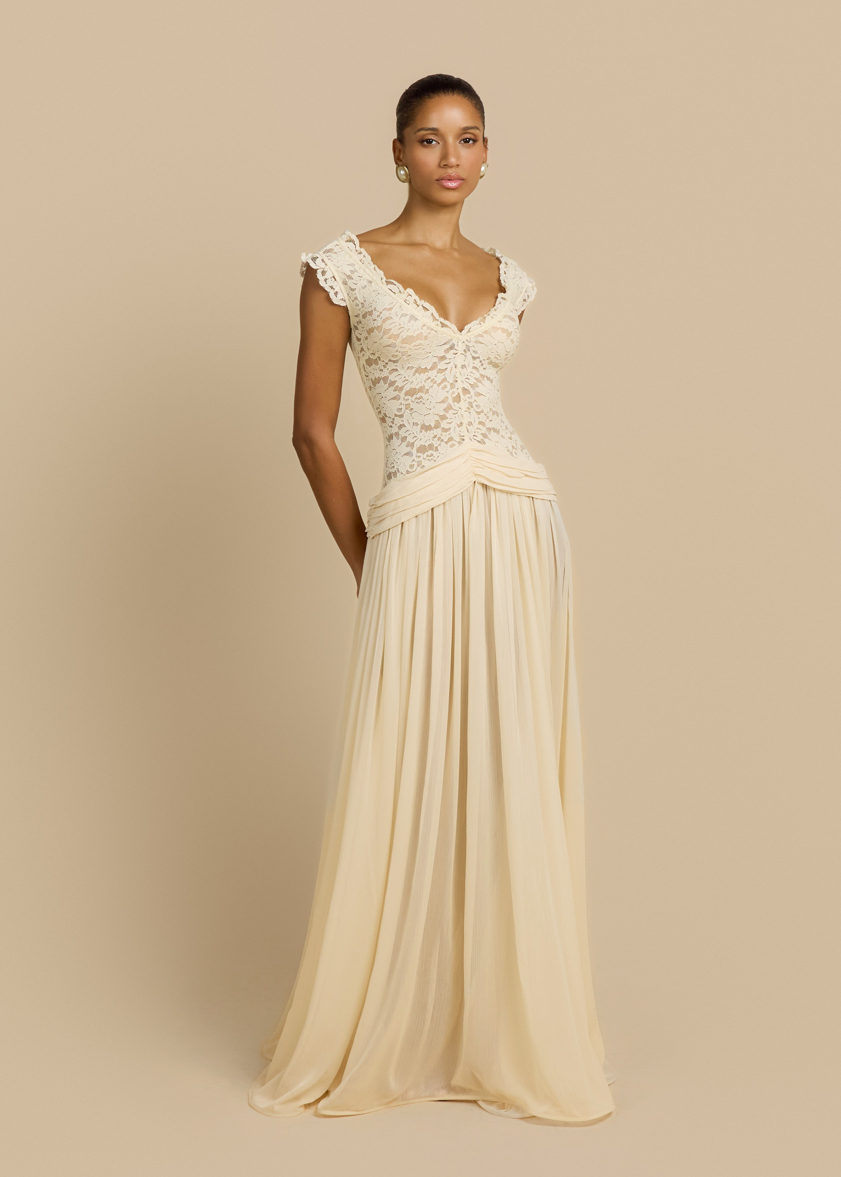 Elysia Lace Maxi Dress