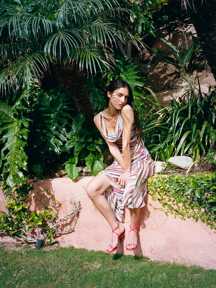 Amalfi Sunset Maxi Dress