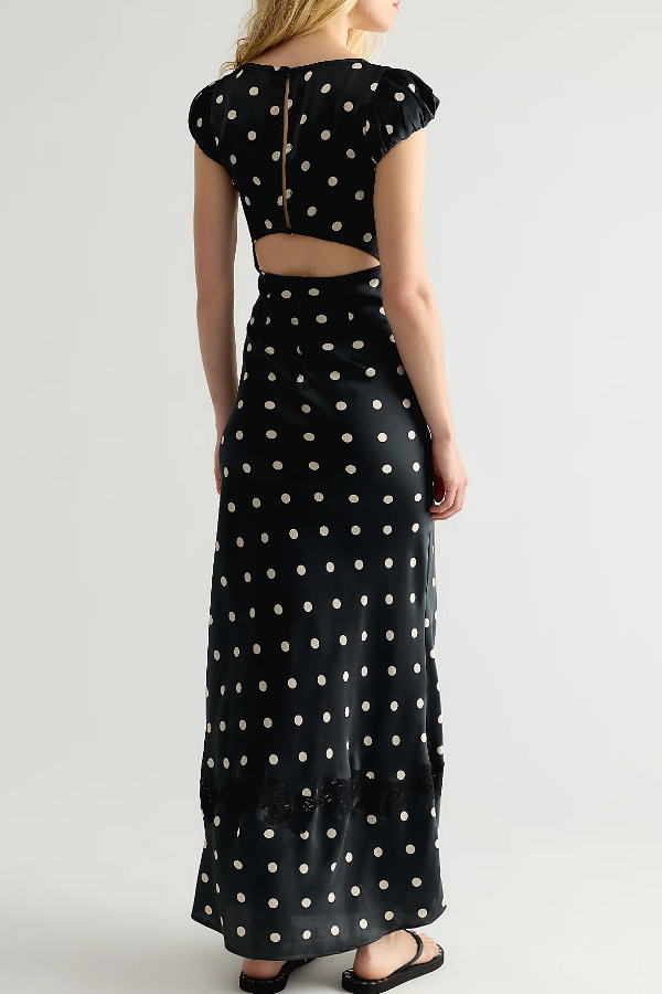 V-Neck A- Line Dress