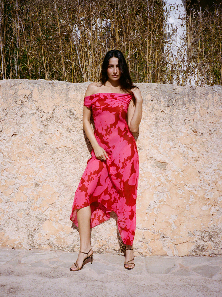 Amalfi Sunset Maxi Dress