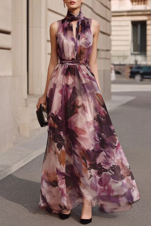 Elegant Floral Dress