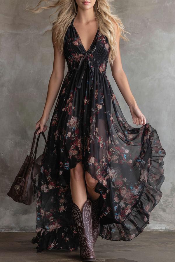 Women's Fashionable Retro Elegant Dress