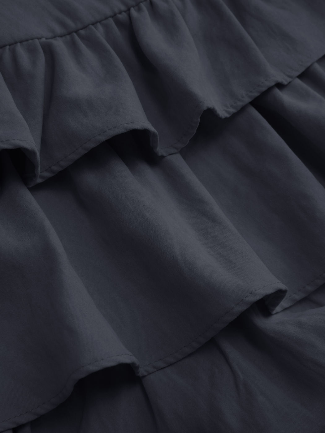 Low-Rise Ruffle Mini Culottes