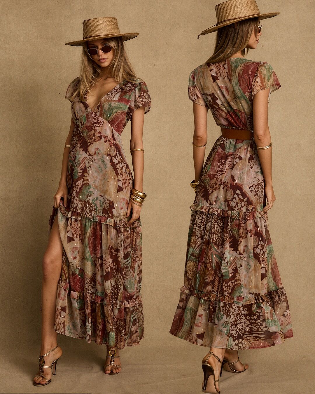 Sundance Floral Paisley Maxi Dress