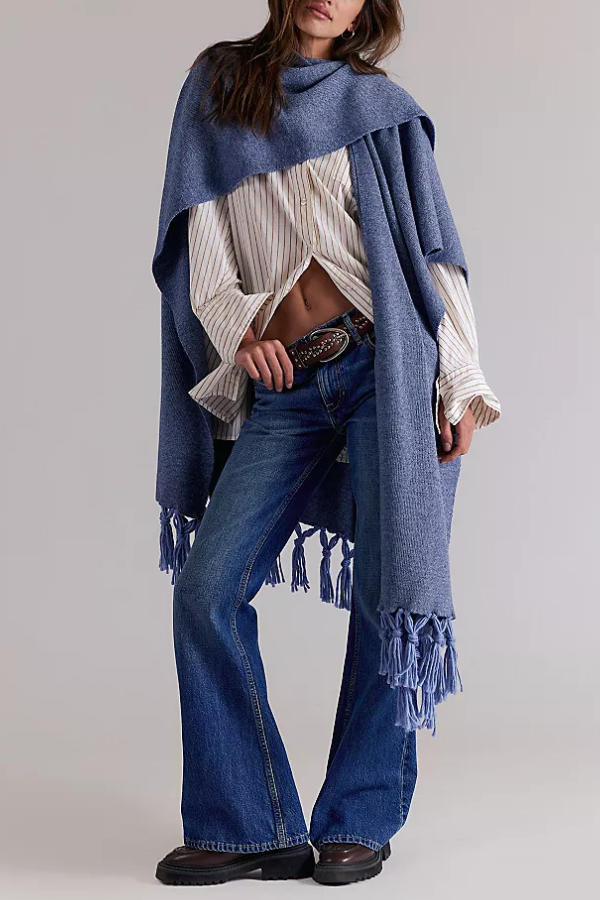 Women's Tassel Shawl